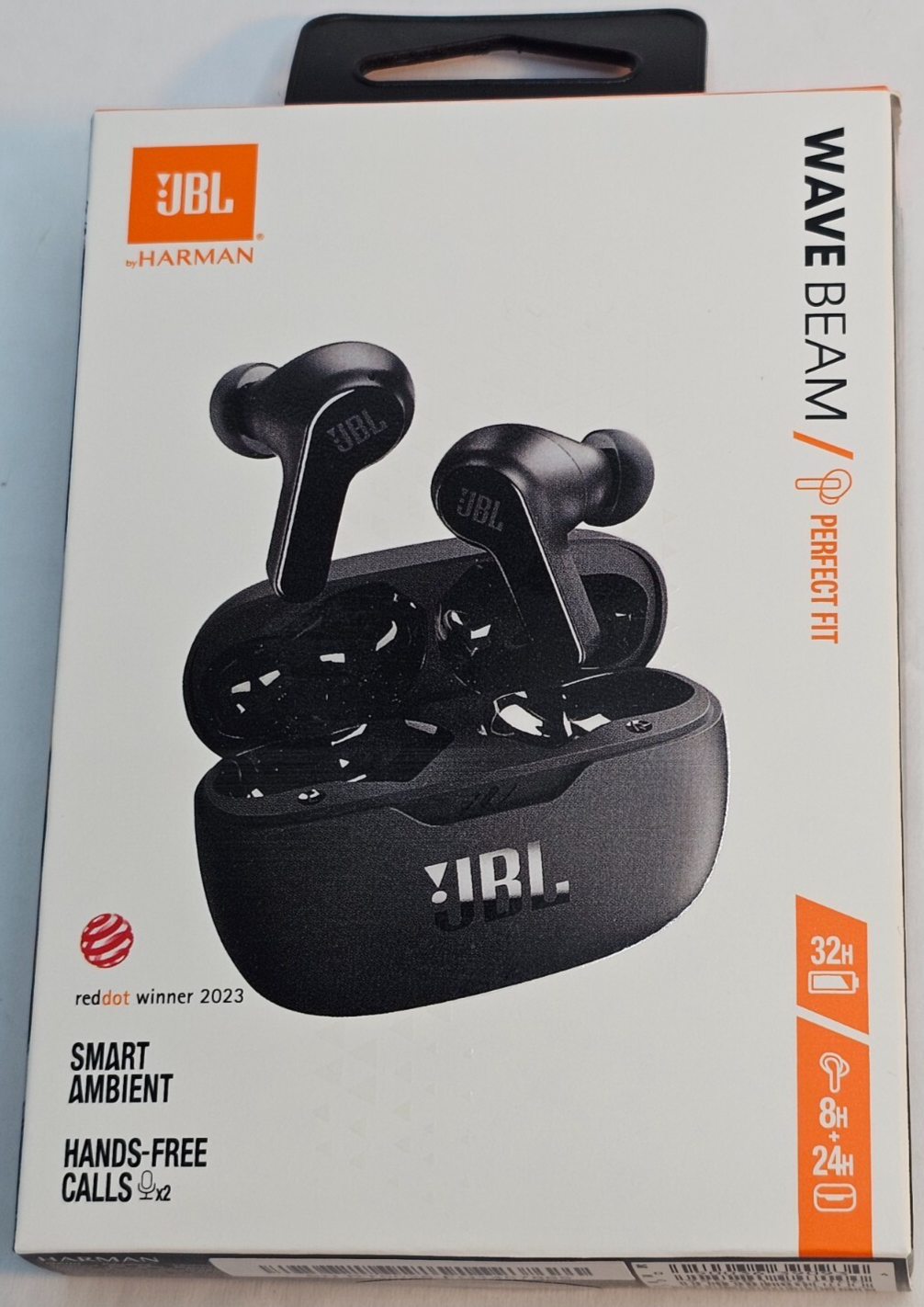 NEW JBL WAVE BEAM IN-EAR WIRELESS NOISECANCELLING BLUETOOTH EARBUDS