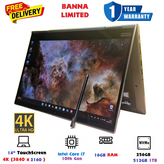 Lenovo ThinkPad X1 Yoga 4k 2in1 14" 4K Touch (3840x2160) 360 i7 16GB 256/512/1TB