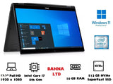 Touch Screen Dell Latitude 7390 2 in 1 Laptop i7 16GB RAM 512GB HDD 13.3 FHD 360