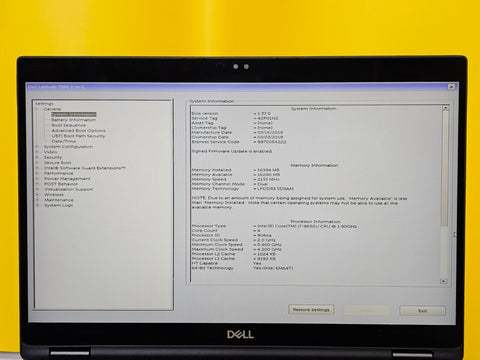 Touch Screen Dell Latitude 7390 2 in 1 Laptop i7 16GB RAM 512GB HDD 13.3 FHD 360