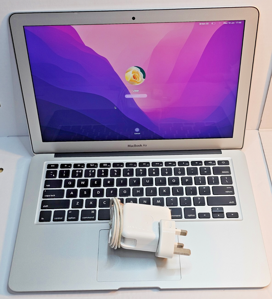 Apple MacBook Air 13.3" A1466 Core i5 1.8GHz 8GB RAM 256GB SSD MacOS Monterey