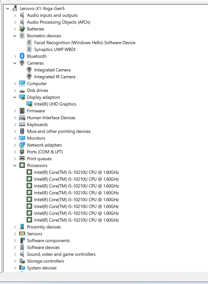 Lenovo ThinkPad X1 Yoga 2in1 i5 10th Gen 16GB 512/1TB 14" Touch 360 Laptop